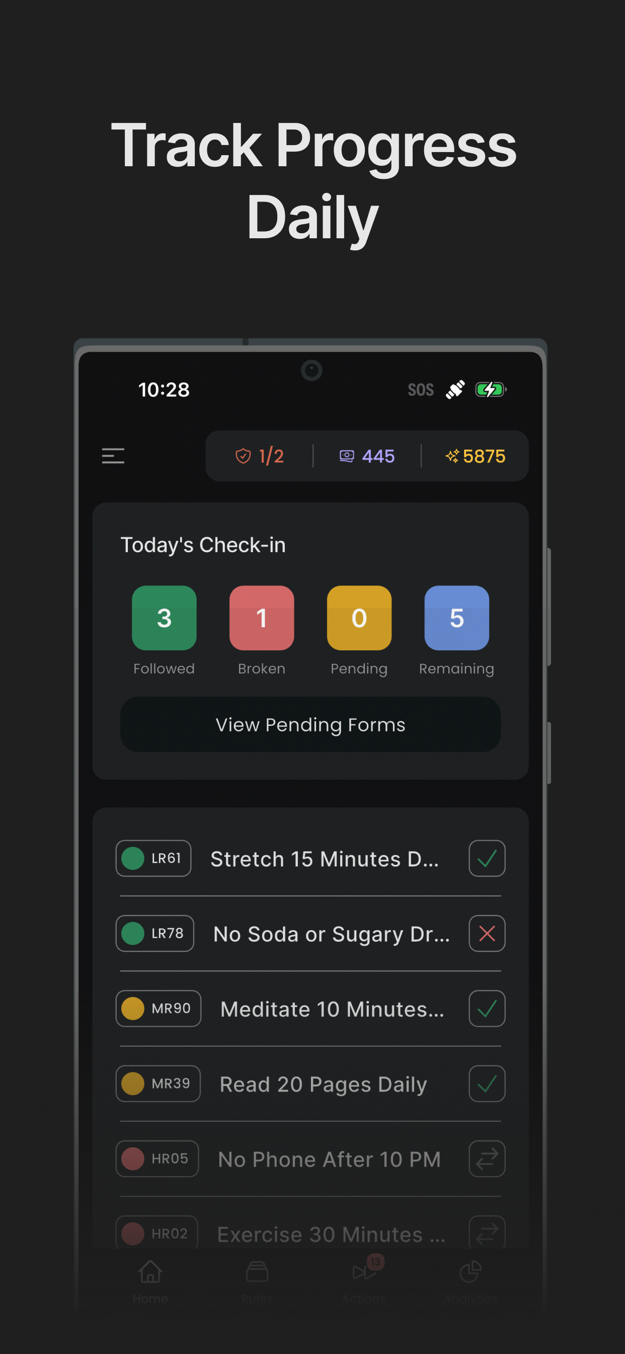 Disciplinely app preview 2